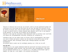 Tablet Screenshot of hollandbouw.com